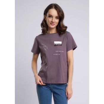 CLEVER Джемпер жен. 235919кд_п8 кофейный 50 (XL)