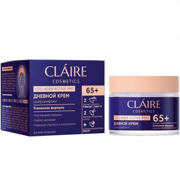 CLAIRE Collagen Active Pro Дневной крем 65+ 50 мл, 12510070