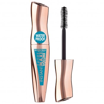 DEBORAH Тушь для ресниц максимальный объем водостойкая 24ORE INSTANT MAXI VOLUME MASCARA тон черный 12 мл,