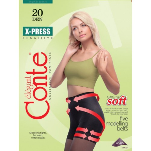 CONTE Elegant / Колготки женские Conte X-PRESS Soft 20 чер. 2