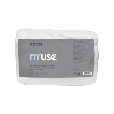 ESTEL PROFESSIONAL / Полотенце M'USE одноразовое в сложении 45 х 90 см,