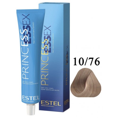 ESTEL PROFESSIONAL / Крем-краска 10/76 PRINCESS ESSEX для окрашивания волос светлый блондин коричнево-фиолетовый