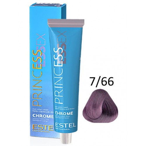 ESTEL PROFESSIONAL / Крем-краска 7/66 PRINCESS ESSEX CHROME для окрашивания волос русый фиолетовый интенсивный
