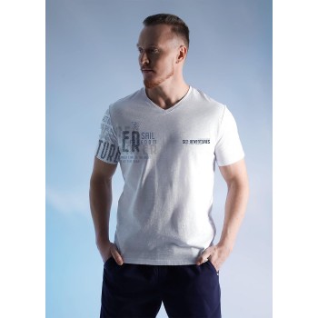 CLEVER Футболка муж 552552/31о_п белый, 52 (2XL)