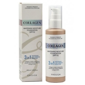 ENOUGH Тональная крем Collagen Whitening moisture 100мл  021