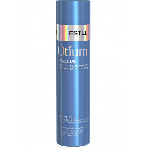 ESTEL PROFESSIONAL / Шампунь для волос OTIUM AQUA для интенсивного увлажнения бессульфатный, 250 мл
