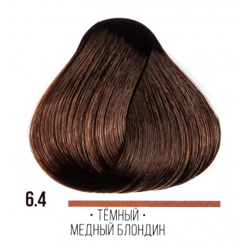 Kaaral AAA стойкая крем-краска для волос, 6.4 темный медный каштан, 100 мл