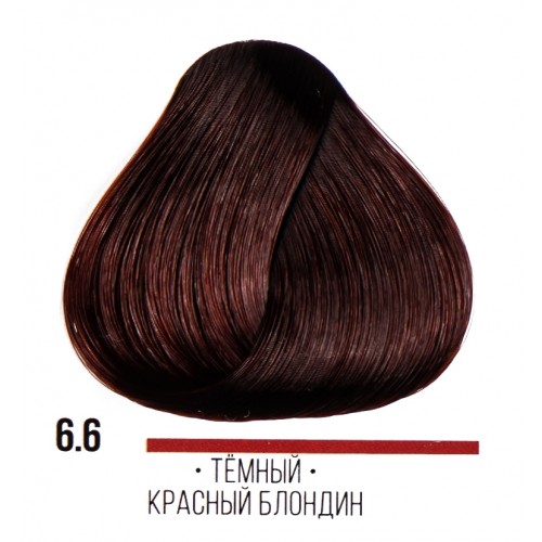 Kaaral AAA стойкая крем-краска для волос 6.6  темный красный блондин, 100 мл
