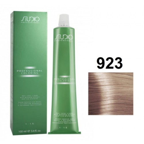 Kapous STUDIO крем-краска для волос 923 ультра светлый перламутровый  блонд