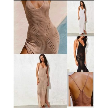 ПАРЕО Платье сетка КТ 2525 белый S/M