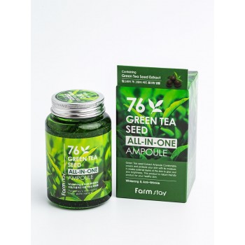 FARMSTAY Сывороотка ампульная для лица 250мл Green Tea Зеленый чай