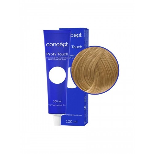 Concept / Профессиональный крем-краситель для волос Concept Profy Touch 9.0 Светлый блондин, 100 мл