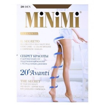 Колготки женские MiNiMi Avanti, 20 den, размер 5-XL, caramello (бежевый)