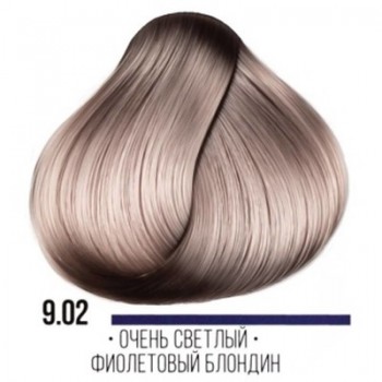 Kaaral / Крем-краска для волос 9.02 очень светлый фиолетовый блондин,100мл