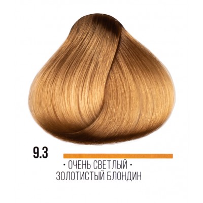 Kaaral / Крем-краска для волос 9,3 ,очень светлый золотистый блондин100мл