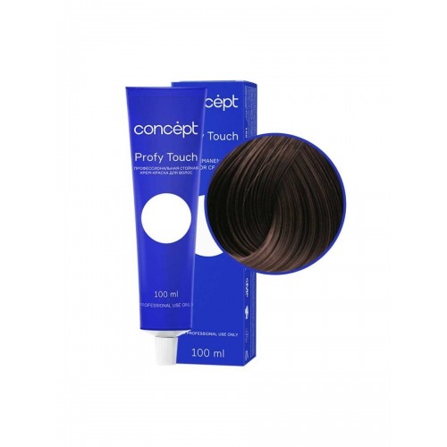 Concept / Профессиональный крем-краситель для волос Concept Profy Touch 4.75 Темно-каштановый , 100 мл