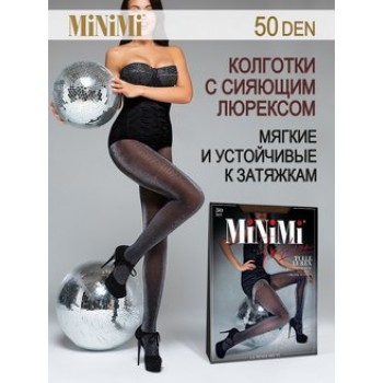 Колг.  50  MINIMI Tulle Lurex   черн 2