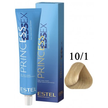 ESTEL PROFESSIONAL / Крем-краска 10/1 PRINCESS ESSEX для окрашивания волос светлый блондин пепельный/хрусталь
