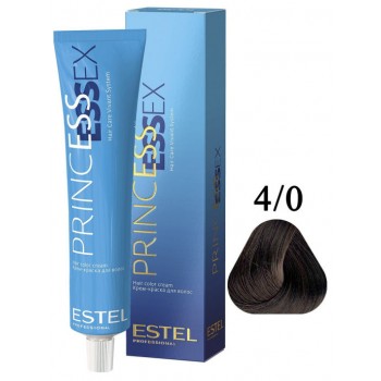 ESTEL PROFESSIONAL / Крем-краска 4/0 PRINCESS ESSEX для окрашивания волос шатен