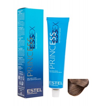 ESTEL PROFESSIONAL Крем-краска PRINCESS ESSEX для окрашивания волос 7/0 средне-русый для седины