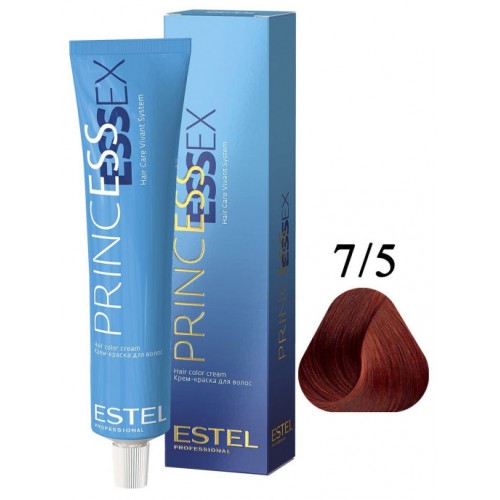 ESTEL PROFESSIONAL / Крем-краска 7/5 PRINCESS ESSEX для окрашивания волос средне-русый красный