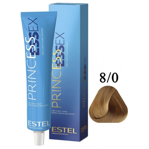 ESTEL PROFESSIONAL / Крем-краска 8/0 PRINCESS ESSEX для окрашивания волос светло-русый