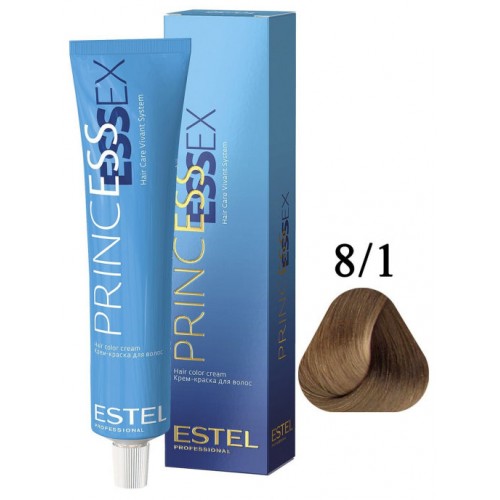 ESTEL PROFESSIONAL / Крем-краска 8/1 PRINCESS ESSEX для окрашивания волос светло-русый пепельный/металлик