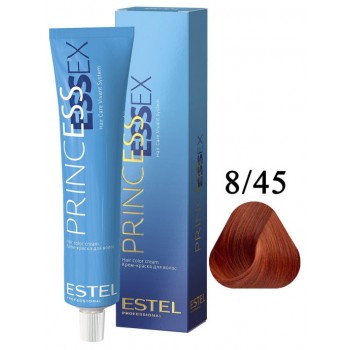ESTEL PROFESSIONAL / Крем-краска 8/45 PRINCESS ESSEX для окрашивания волос светло-русый медно-красный/авантюрин
