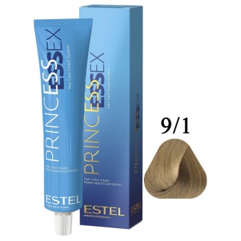 ESTEL PROFESSIONAL / Крем-краска 9/1 PRINCESS ESSEX для окрашивания волос блондин пепельный/серебро