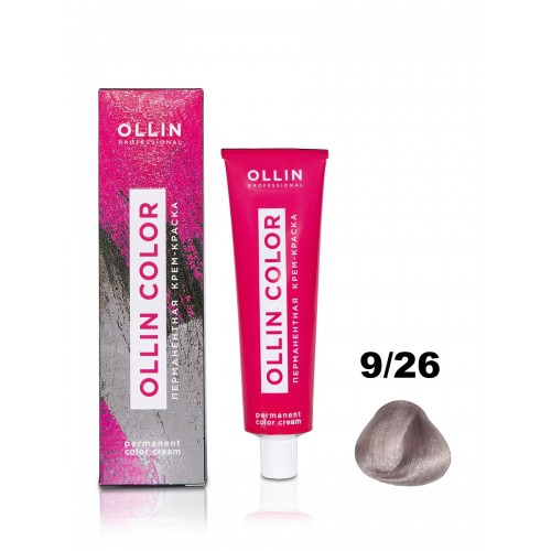 Ollin Professional / Крем-краска OLLIN COLOR для окрашивания волос 9/26 блондин розовый, 100 мл