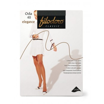 Колготки женские Filodoro Classic Oda Elegance, 40 den, размер 5-XL, antracite (серый)