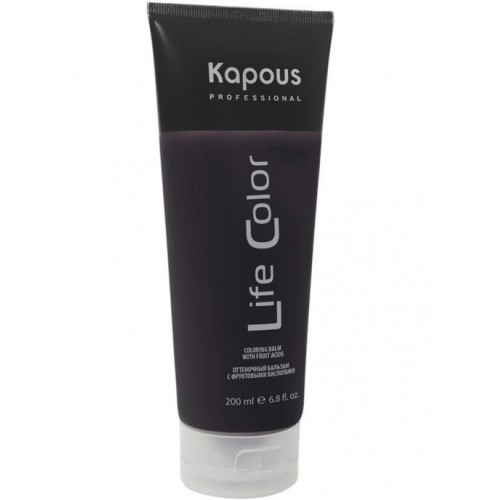 Kapous Professional / Бальзам оттеночный для волос Life Color, коричневый, 200 мл