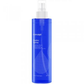 CONCEPT Спрей для волос увлажняющий с термозащитой Hydro Spray, 240 мл