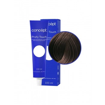 Concept / Профессиональный крем-краситель для волос Concept Profy Touch 4.77 Глубокий тёмно-коричневый, 100 мл