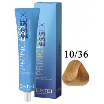 ESTEL PROFESSIONAL / Крем-краска 10/36 PRINCESS ESSEX для окрашивания волос светлый блондин золотисто-фиолетовый
