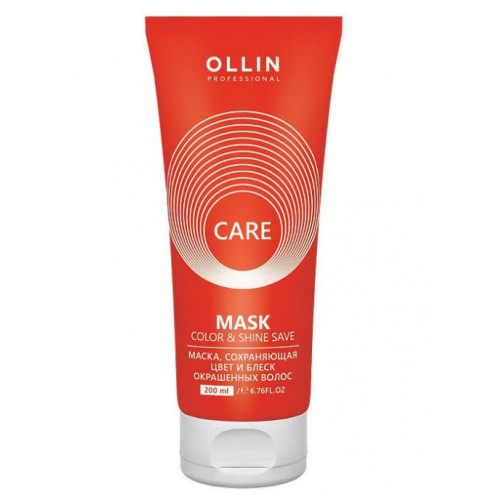 Ollin Professional CARE Маска.сохрающая цвет и блеск 200мл.