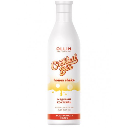 Ollin Professional / Крем-шампунь COCKTAIL BAR для эластичности волос медовый коктейль, 500 мл