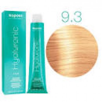 Kapous Professional / Крем-краска HYALURONIC для окрашивания волос 9.3 очень светлый блондин золотистый