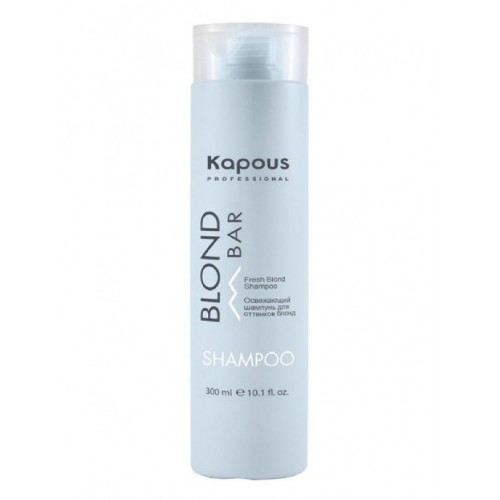 Kapous Professional / Blond Bar oсвежающий шампунь для волос оттенков блонд 300 мл