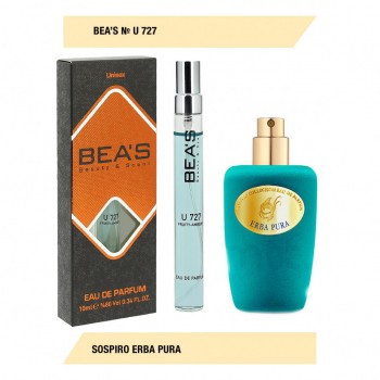 BEA'S U727 Компактный парфюм Sospiro Erba Pura Edp Unisex 10 ml