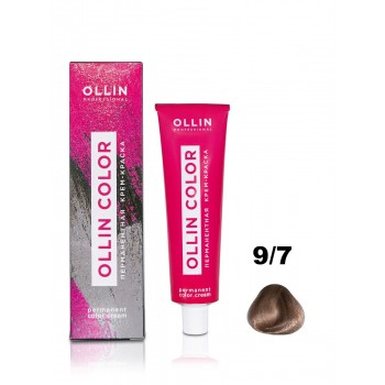 Ollin Professional / Крем-краска OLLIN COLOR для окрашивания волос 9/7 блондин коричневый, 100 мл
