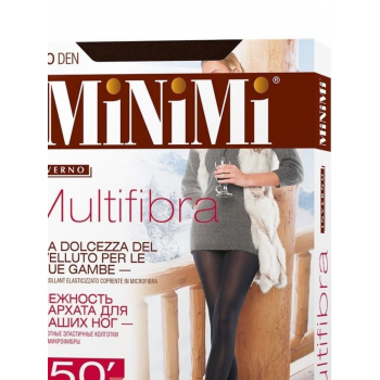 Колготки женские MiNiMi Multifibra, 250 den, размер 5, nero (черный)