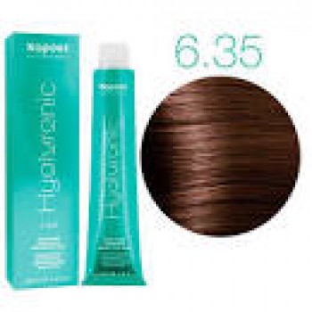 Kapous Professional / Крем-краска для волос с Гиалуроновой кислотой 6.35 Темный блондин каштановый