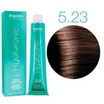 Кapous Краска для волос 5.23 Светлый коричневый перламутровый / Капус Hyaluronic acid