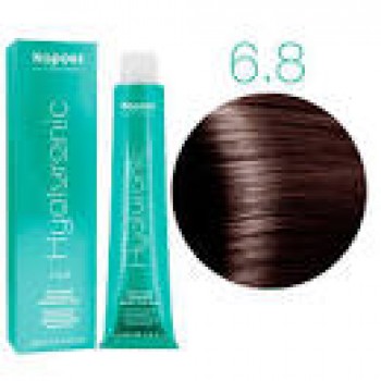 Крем-краска для волос Kapous Professional Hyaluronic Acid, оттенок 6.8 Темный блондин капучино