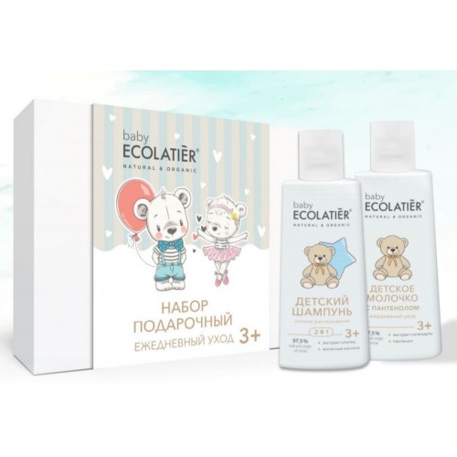 ECOLATIER ПН детский PURE BABY 3+(шампунь+молочко)