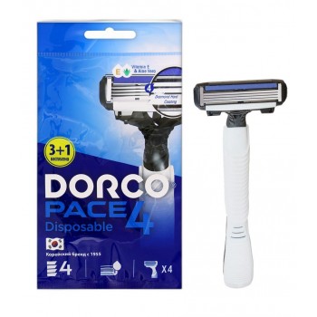 DORCO Pace4 Станок для бритья одноразовый 4 шт.