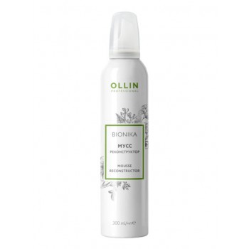 Ollin Professional / Мусс BIONIKA для восстановления волос реконструктор, 300 мл