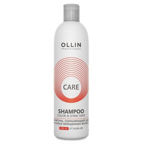 Ollin Шампунь CARE для окрашенных волос COLOR & SHINE SAVE, 250 мл