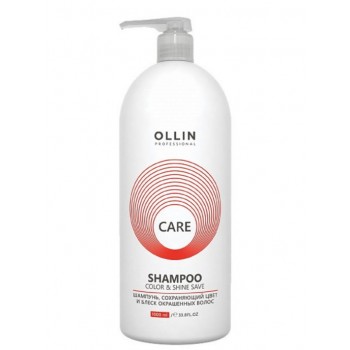 OLLIN Шампунь сохраняющий цвет и блеск окрашенных волос / Color & Shine Save Shampoo 1000 мл